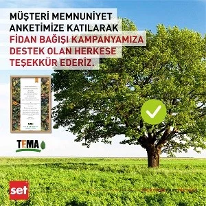 TEMA Vakfı Fidan Bağışı...