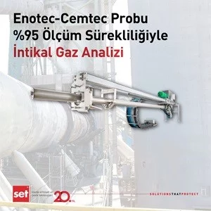 Enotec-Cemtec Probu %95 Ölçüm Sürekliliğiyle İntikal Gaz Analizi