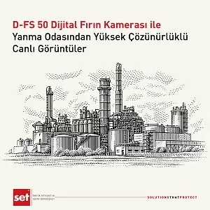 D-FS 50 Dijital Fırın Kamerası ile Yanma Odasından Yüksek Çözünürlüklü Canlı Görüntüler