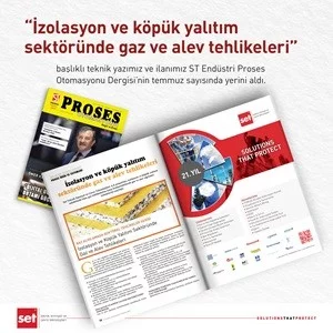 ST Endüstri Proses Otomasyonu Dergisi’nin 2025 Temmuz Sayısında Teknik Yazımız ve İlanımız Yayınlandı!