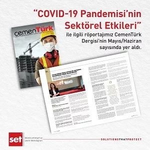 Satış ve Teknik Hizmetler Direktörümüz Sn. Öznur Sun'un Cementürk Dergisi'ndeki Covid-19 Pandemisinin Sektörel Etkileri ile İlgili Röportajı