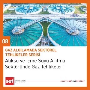 Atıksu ve İçme Suyu Arıtma Sektöründe Gaz Tehlikeleri/ Gaz Algılamada Sektörel Tehlikeler Serisi-08