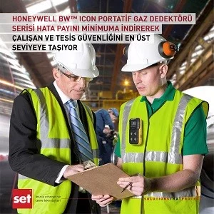 Honeywell BW™ Icon Portatif Gaz Dedektörü Serisi Hata Payını Minimuma İndirerek Çalışan ve Tesis Güvenliğini En Üst Seviyeye Taşıyor
