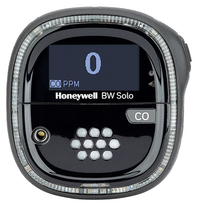 Honeywell BW Solo Portatif Gaz Dedektörü ile tek tuşla kolay kullanım