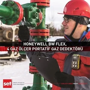 Honeywell BW Flex, 4 Gaz Ölçer Portatif Gaz Dedektörü