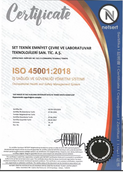 ISO 45001:2018 İŞ SAĞLIĞI VE GÜVENLİĞİ YÖNETİM SİSTEMİ