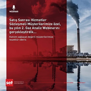 ‘’Gaz Analiz Sistemlerinde Gaz Şartlandırma ve Şartlandırma Ekipmanları Teknik Eğitimi’’ Webinarı