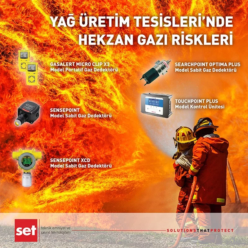 Yağ Üretim Tesisleri’nde Hekzan Gazı Riskleri