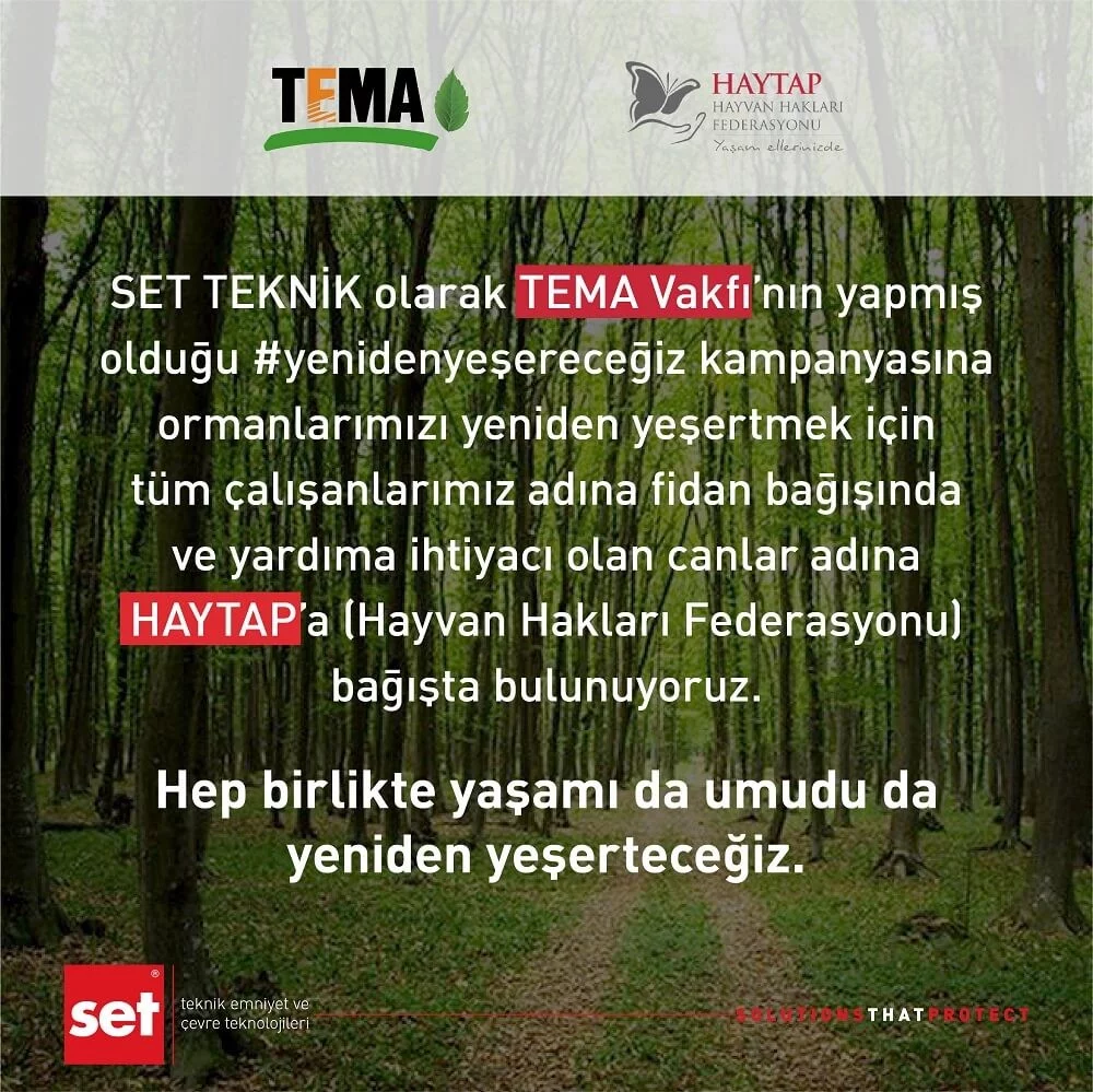 TEMA Vakfı & HAYTAP Bağışı...